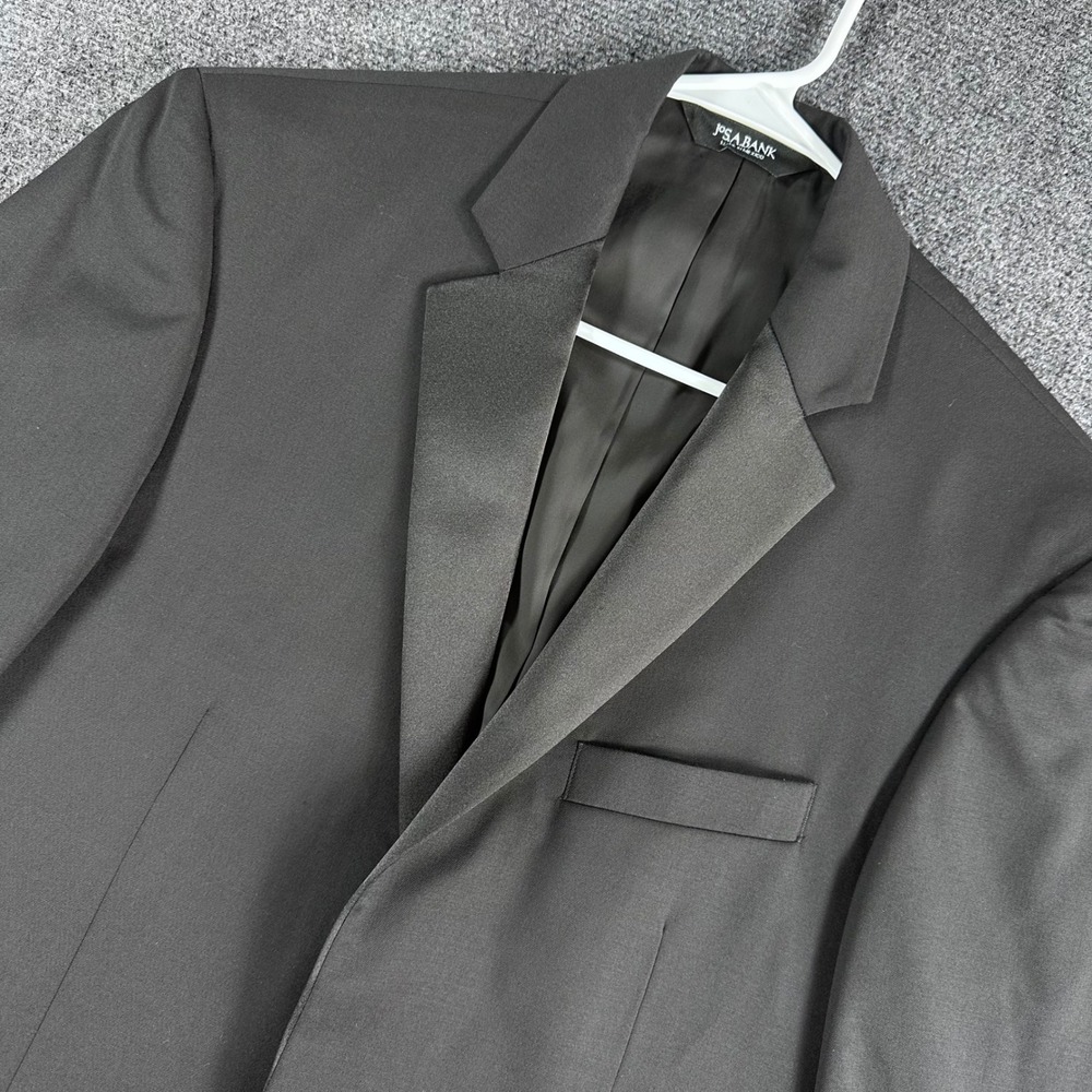 Jos. A. Bank Tuxedo Jacket Mens 40R 40 Regular Black Wool Traveler Tailored Fit